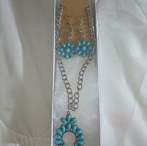 Turquoise and Silver Necklace